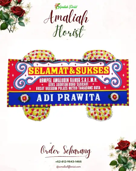 Papan Bunga Ucapan Selamat Sendangasri